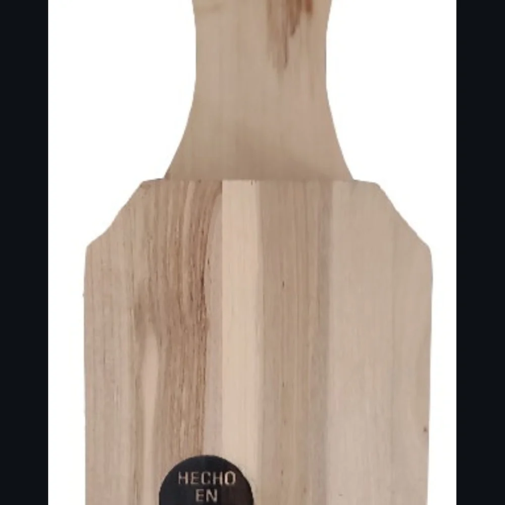 Cream Christmas Party Decoration Paddle with Festive Script
